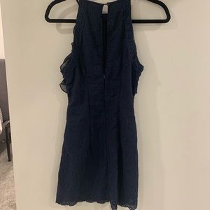 Here Comes the Sun Navy Lace Dress